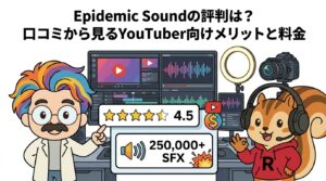Epidemic Soundの評判は？口コミから見るYouTuber向けメリットと料金