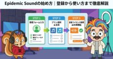 Epidemic Soundの始め方登録から使い方まで徹底解説