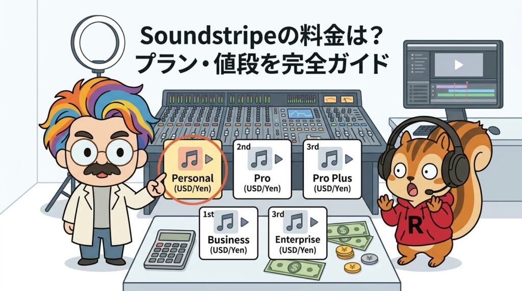 Soundstripeの料金は？プラン・値段を完全ガイド
