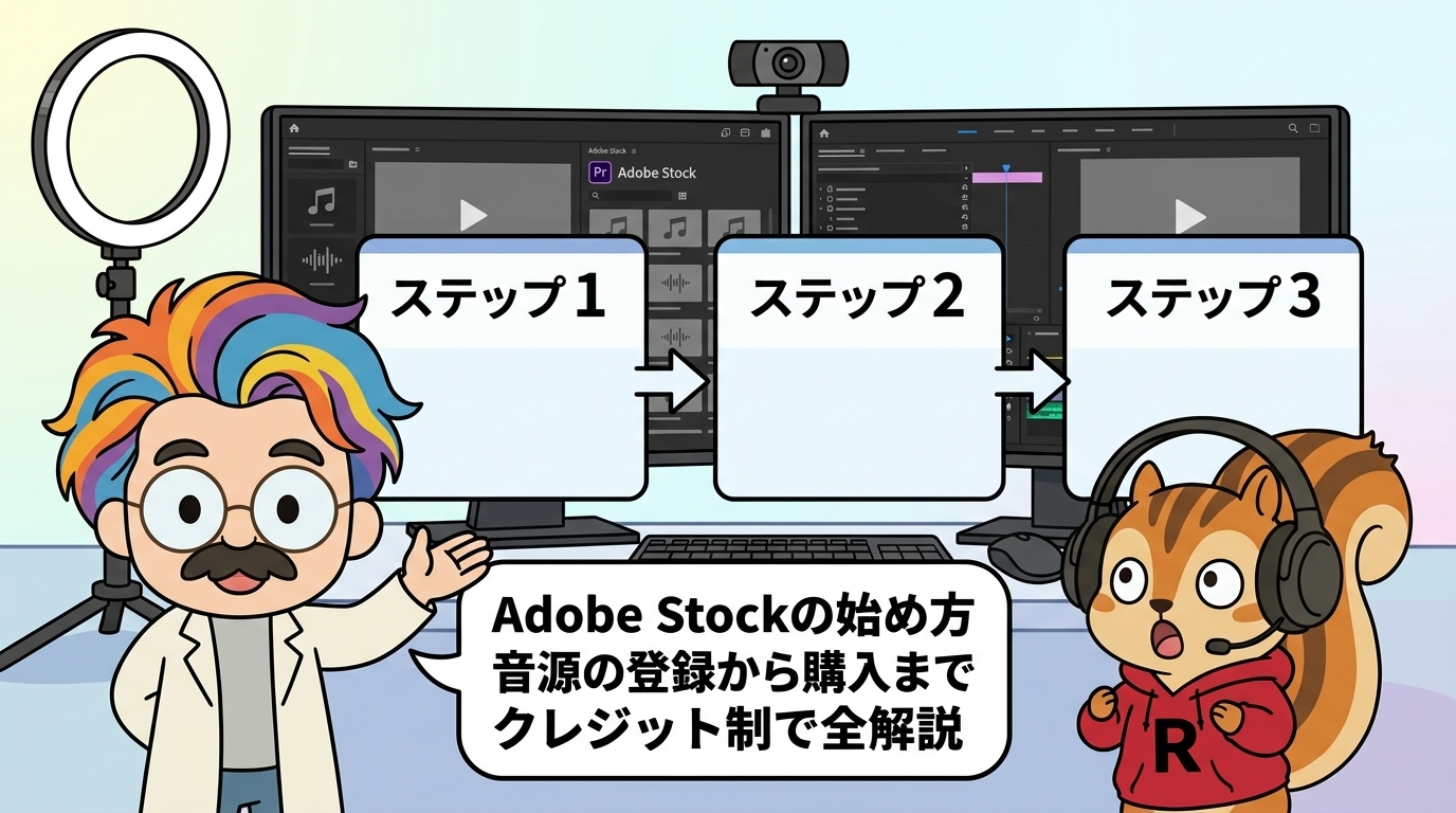 Adobe Stockの始め方｜音源の登録から購入までクレジット制で全解説