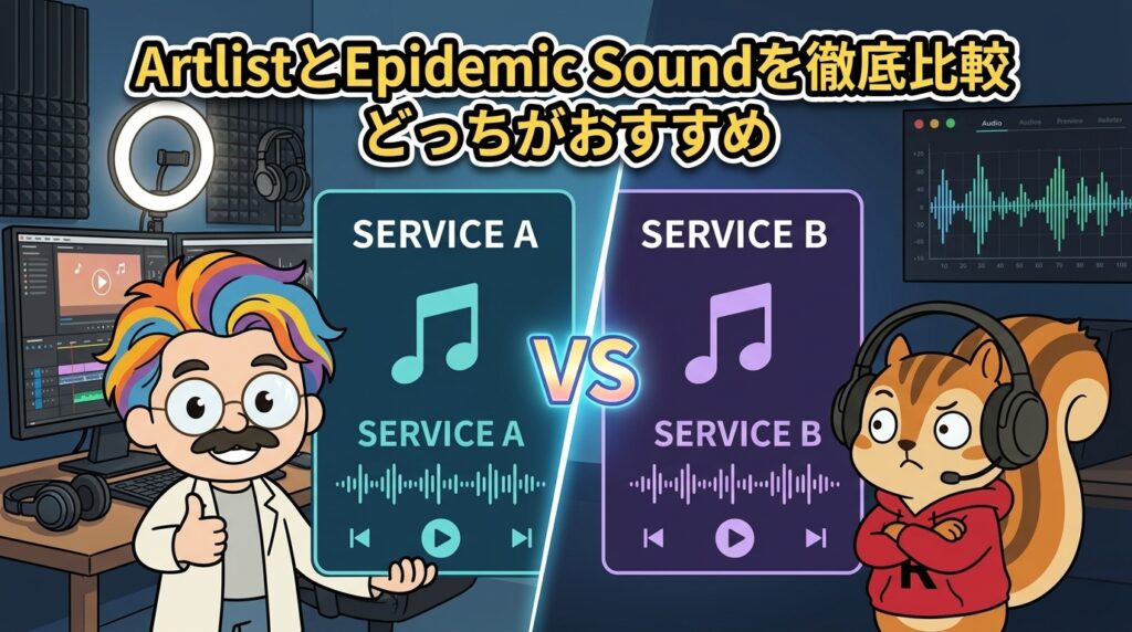 ArtlistとEpidemic Soundを徹底比較 どっちがおすすめ