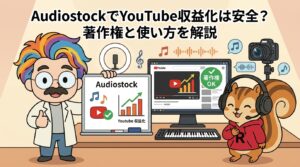 AudiostockでYouTube収益化は安全？著作権と使い方を解説