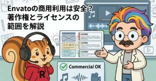 Envatoの商用利用は安全？著作権とライセンスの範囲を解説