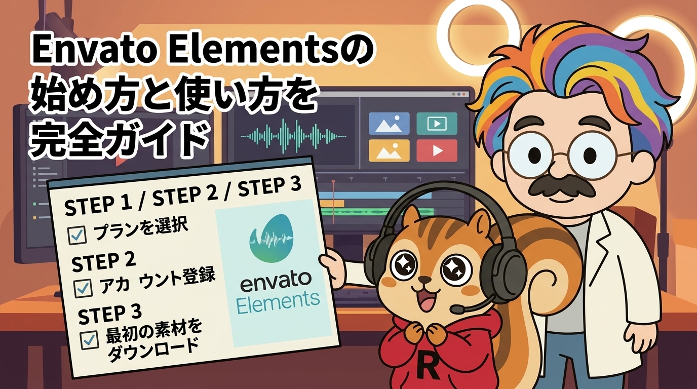 Envato Elementsの始め方と使い方を完全ガイド
