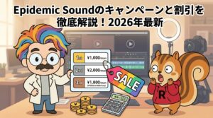 Epidemic Soundのキャンペーンと割引を徹底解説！2026年最新
