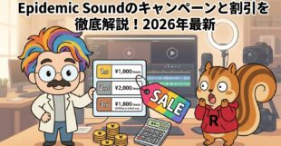 Epidemic Soundのキャンペーンと割引を徹底解説！2026年最新