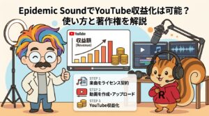 Epidemic SoundでYouTube収益化は可能？使い方と著作権を解説