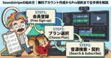 Soundstripeの始め方無料アカウント作成からPro契約まで全手順を解説