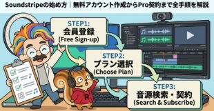 Soundstripeの始め方無料アカウント作成からPro契約まで全手順を解説