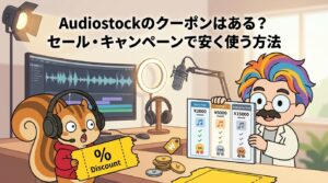 Audiostockのクーポンはある？セール・キャンペーンで安く使う方法