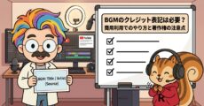 BGMのクレジット表記は必要？商用利用でのやり方と著作権の注意点