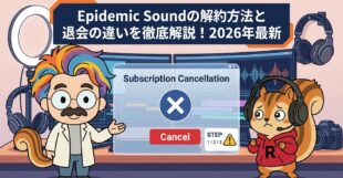 Epidemic Soundの解約方法と退会の違いを徹底解説！2026年最新