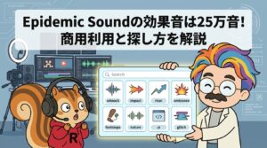 Epidemic Soundの効果音は25万音！商用利用と探し方を解説