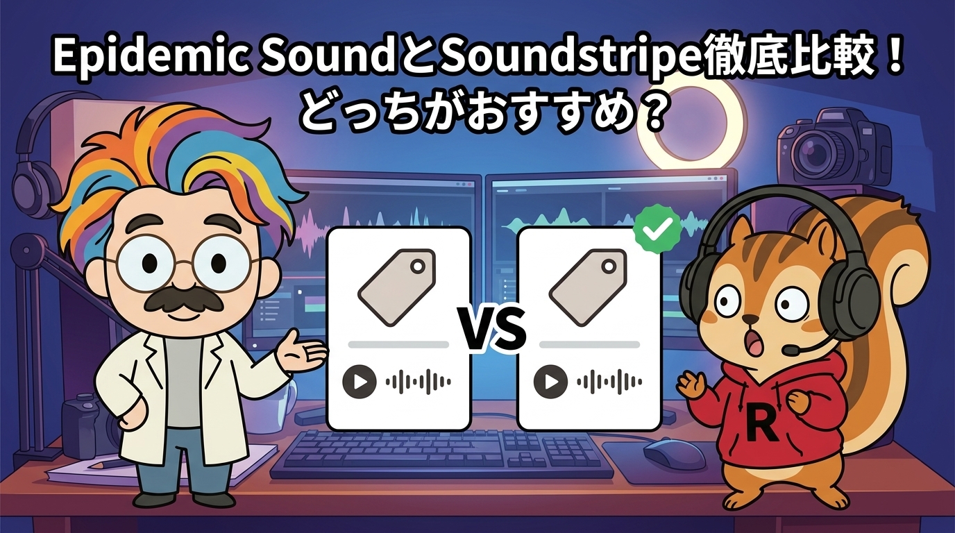 Epidemic SoundとSoundstripe徹底比較！どっちがおすすめ？