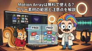 Motion Arrayは無料で使える？フリー素材の範囲と注意点を解説