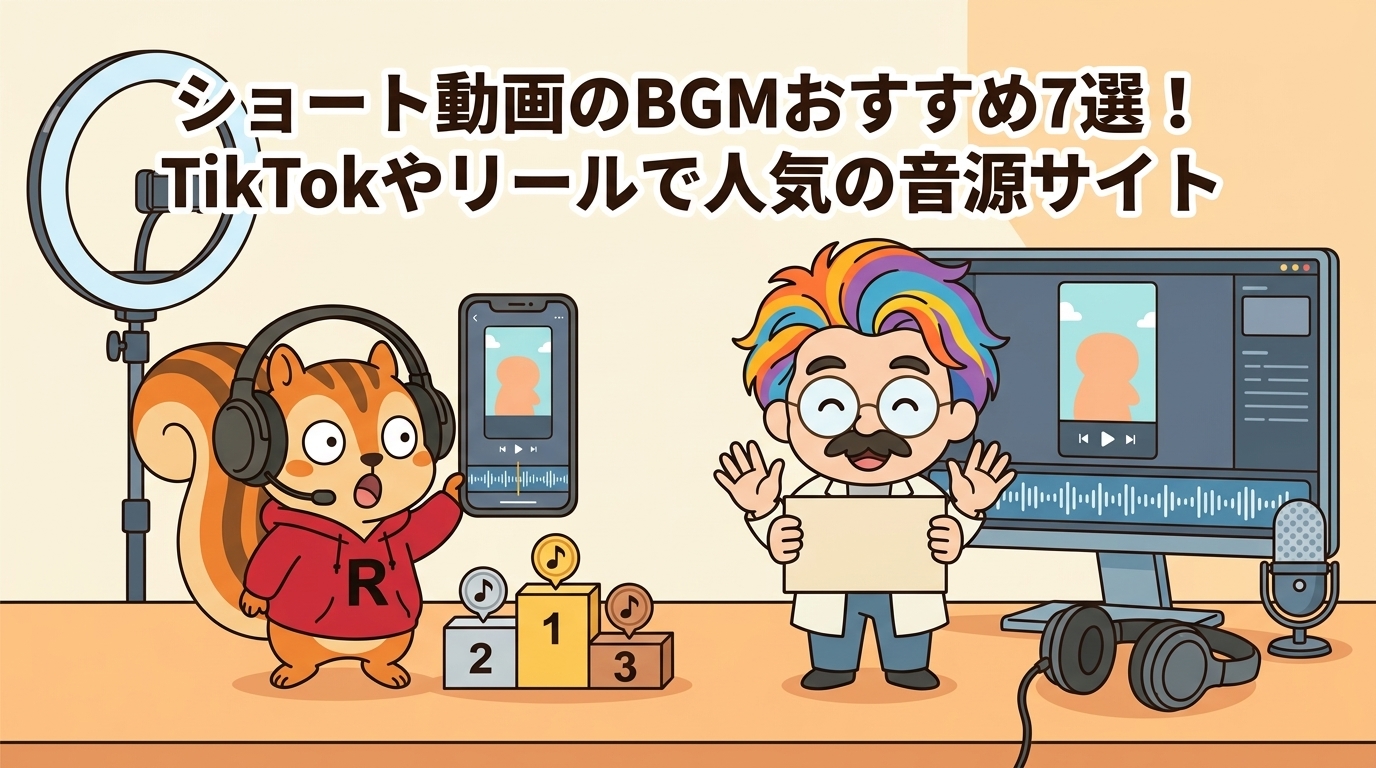 ショート動画のBGMおすすめ7選！TikTokやリールで人気の音源サイト