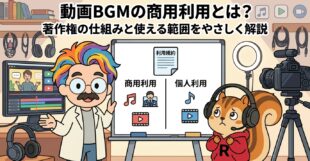 動画BGMの商用利用とは？著作権の仕組みと使える範囲をやさしく解説