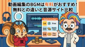 動画編集のBGMは有料がおすすめ！無料との違いと音源サイト比較