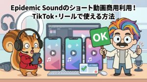 Epidemic Soundのショート動画商用利用│TikTok・リールで使える方法
