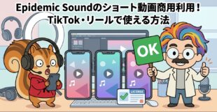 Epidemic Soundのショート動画商用利用│TikTok・リールで使える方法