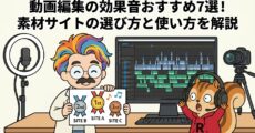 動画編集の効果音おすすめ7選！素材サイトの選び方と使い方を解説