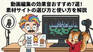 動画編集の効果音おすすめ7選！素材サイトの選び方と使い方を解説
