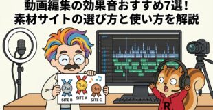 動画編集の効果音おすすめ7選！素材サイトの選び方と使い方を解説