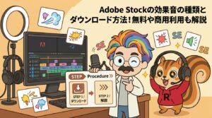 Adobe Stockの効果音の種類とダウンロード方法！無料や商用利用も解説
